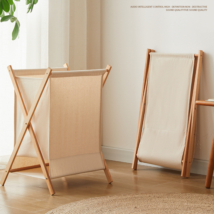 Laundry Basket Laundry Basket Foldable Hanger Storage Box Storage Box Clothing Basket Cloth Bamboo Bedroom Bathroom Storage