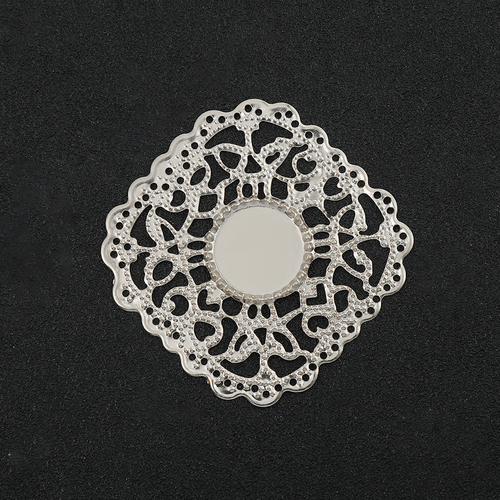 New Chinese Style Diy Hairpin Shaking Fringe Accessories Hairpin Hand Pendant Alloy Material Crescent Flower Piece Wholesale details Picture