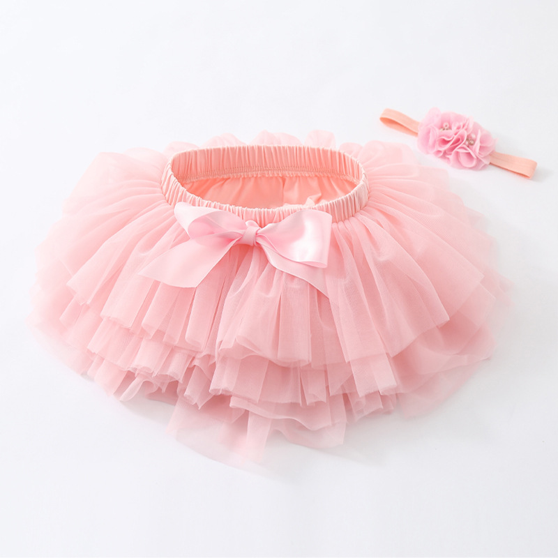 Cross-Border Girls Small Skirt Children Tutu Skirt Amazon Culottes Baby Pp Culottes Europe And The United States Pengpeng Skirt details Picture
