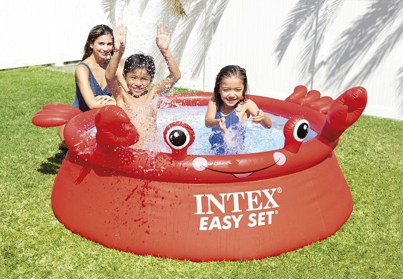 美国INTEX正品 28101 充气 简易水池 6尺碟形充气戏水池婴儿游池详情图4