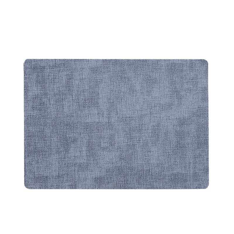 Northern Europe Ins Simple Cloth Leather Placemat Double-Sided Waterproof Anti-Hot Insulation Table Mat Square Western Placemat Wholesale Item Picture