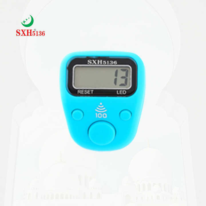 Ring counter 508 card, full 100mm sound, large-capacity battery, spray-painted LED night light digital display counter Item Picture