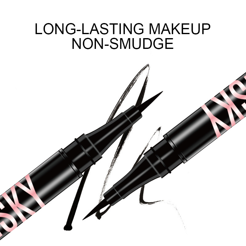 Cross-border foreign trade stock ABZ eyeliner pen, waterproof, non-smudging, smooth and quick-drying eyeliner pen, makeup processing and wholesale details Picture