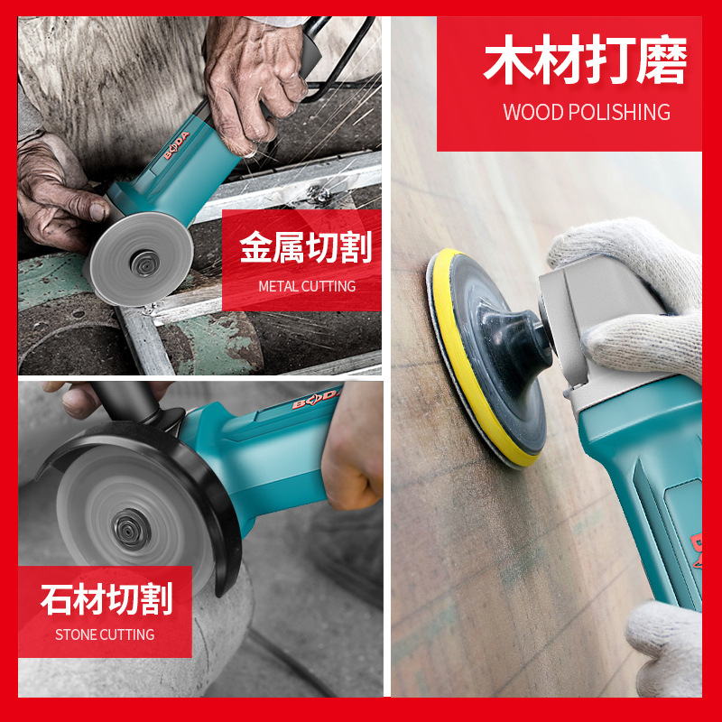 The Boda G21-100 Angle grinder is a multi-functional grinding machine and a household hand grinding, cutting, Angle grinding and polishing electric tool Specification image