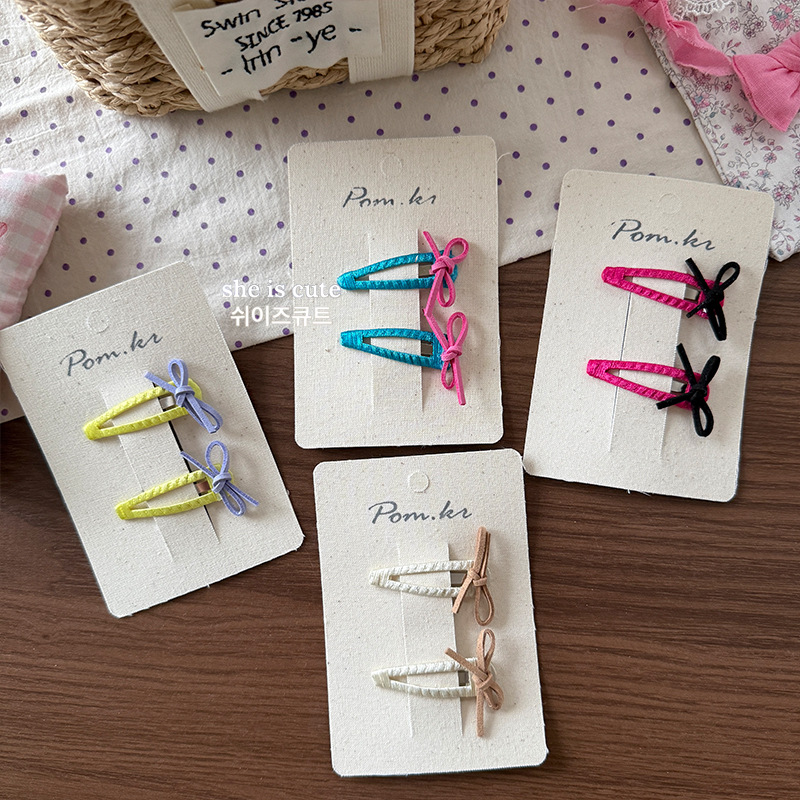Korean girl lazo temperamento clip lateral flequillo clip dulce broche clip lateral bb clip corazón chica multiplos accesorios para el pelo Specification image
