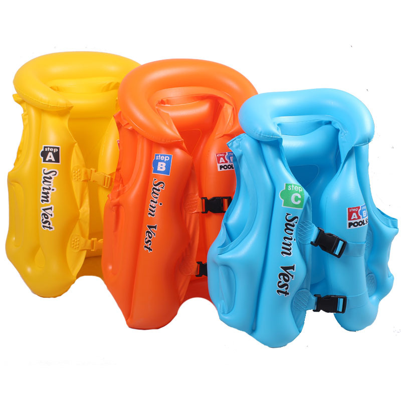 Life Jacket Pvc Inflatable Vest Children's Swimming Ring Abc Inflatable Swimsuit Learn To Swim Aids Swimsuit Swimming Ring Application Scenario