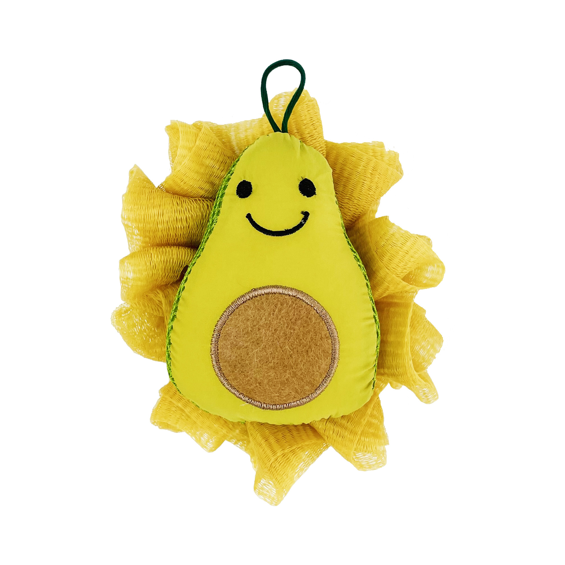 Avocado Non-Loose Foaming Bath Flower Girls Home Student Bath Ball Cute 2-In-1 Bath Scrub Item Picture