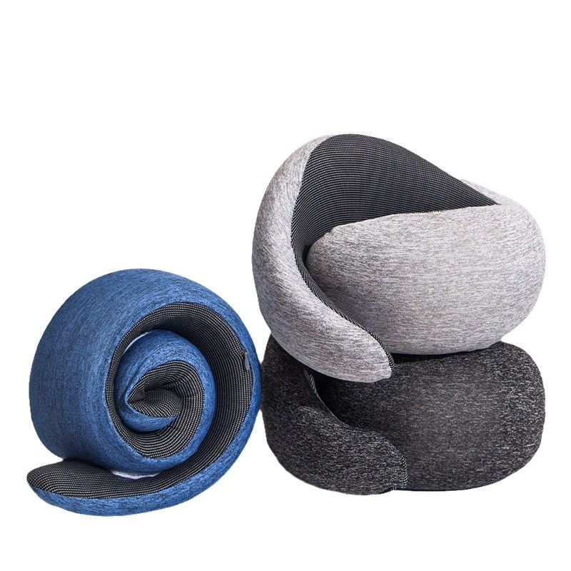 定制记忆棉u型枕脖子枕冰丝靠枕定做旅行护颈枕订制礼品u枕做logo