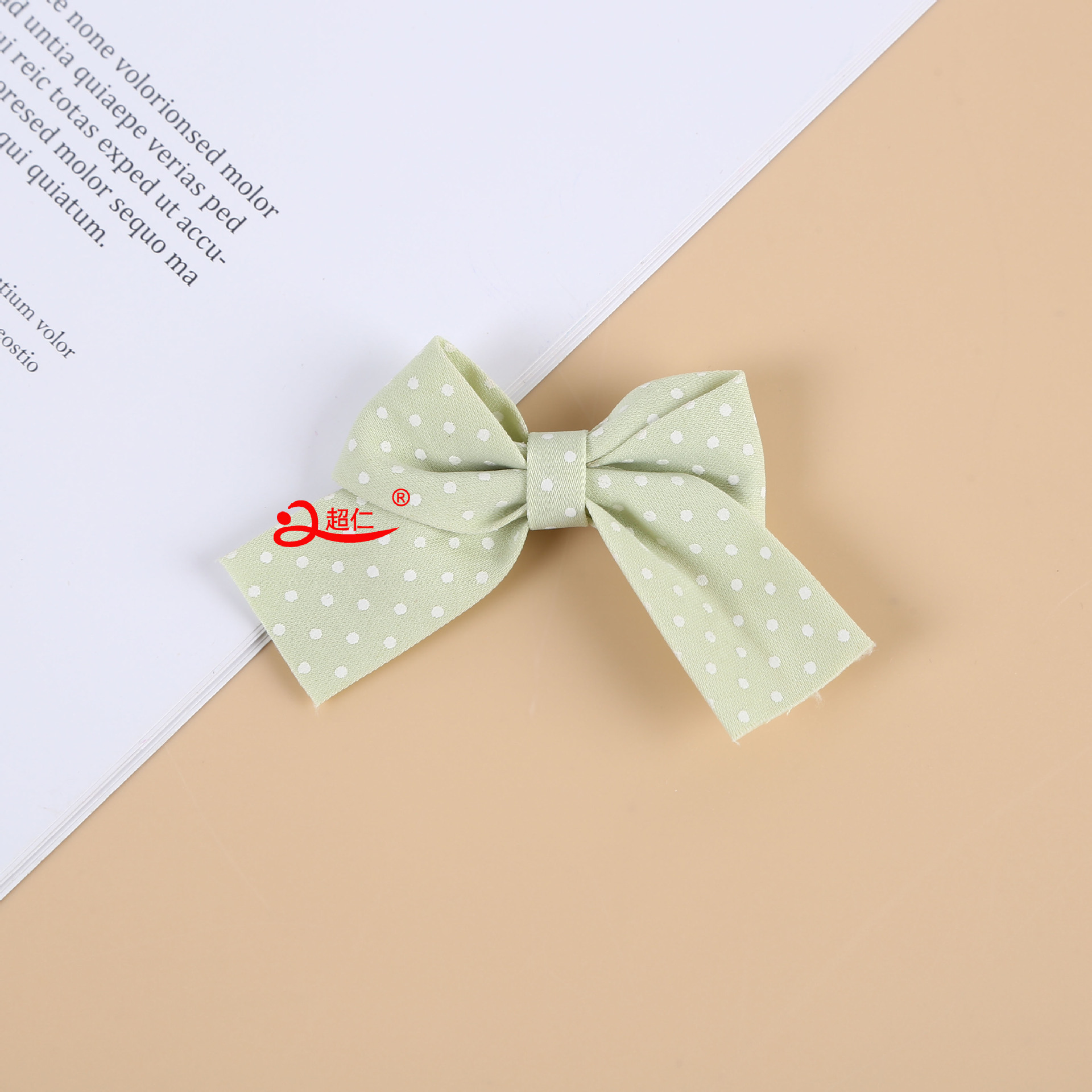 Handmade Bows Japanese And Korean Style Hair Accessories Gift Clothing Accessories Retro Color Polka Dot Bows Can Be Made Application Scenario