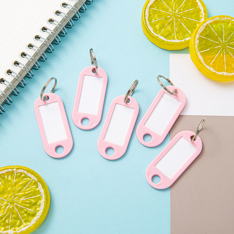 Cross border direct supply color plastic key plate wholesale can mark hotel number classification plate luggage deposit boarding pass Specification drawing