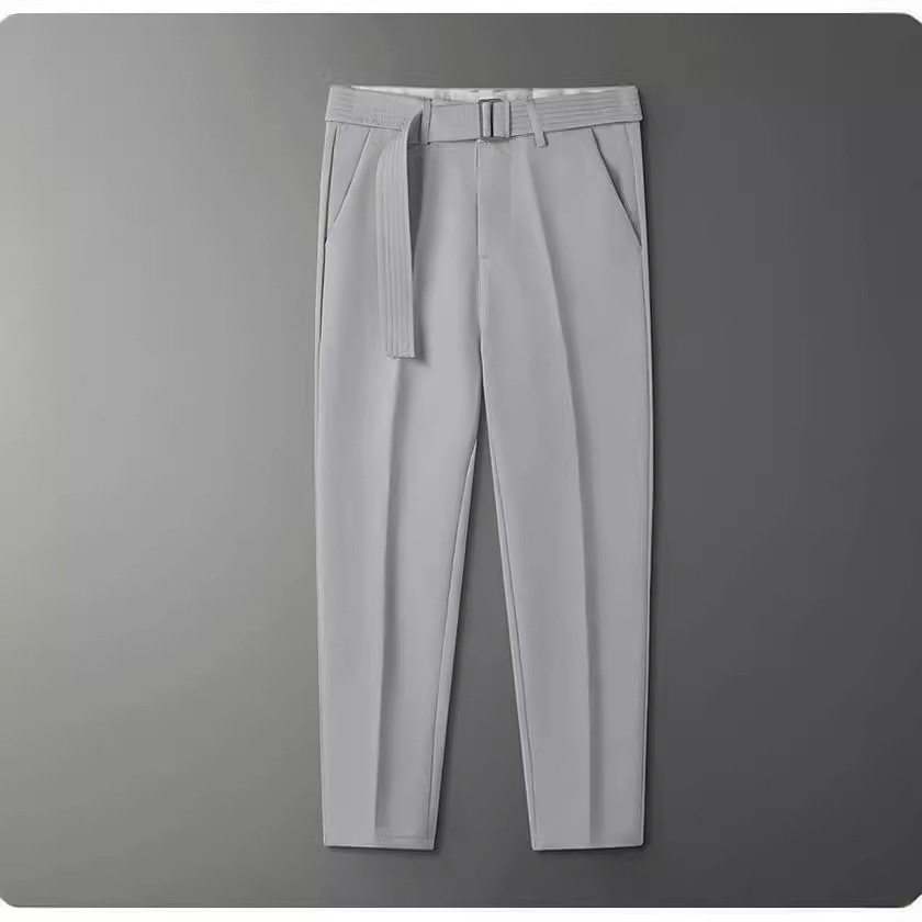 American long pants for men spring and summer, 9-inch dress pants for men, business 9-inch pants, casual and formal straight-leg pants for men Specification image