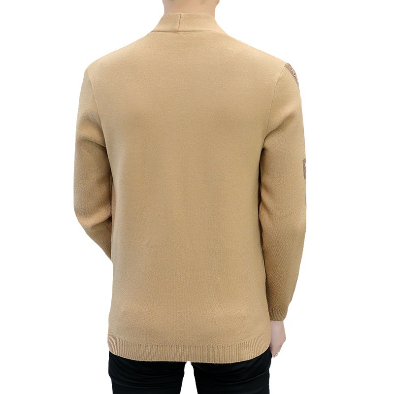 We are sending out the 2023 autumn new style of embroidered sweaters for men, in a simple and casual Korean-style solid color Item Picture