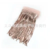 Tassel iridescence sequin embroidery, tassel lace trim, glittering tassel fabric, dance performance trim, DIY clothes Item Picture