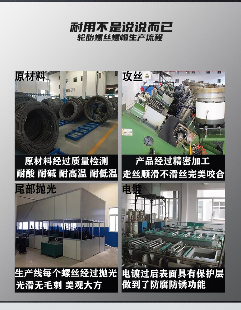 Suitable for Toyota Corolla, Camry, Corolla, wheel hub screws and nuts, Land Cruiser, car tire nuts and screws pic 13