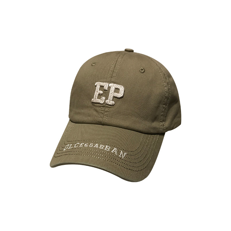 High Quality Big Head Round Cap Spring And Summer New Korean Version Of All Alpha-Alphabet Baseball Cap Female Commuter Hat Wholesale Item Picture