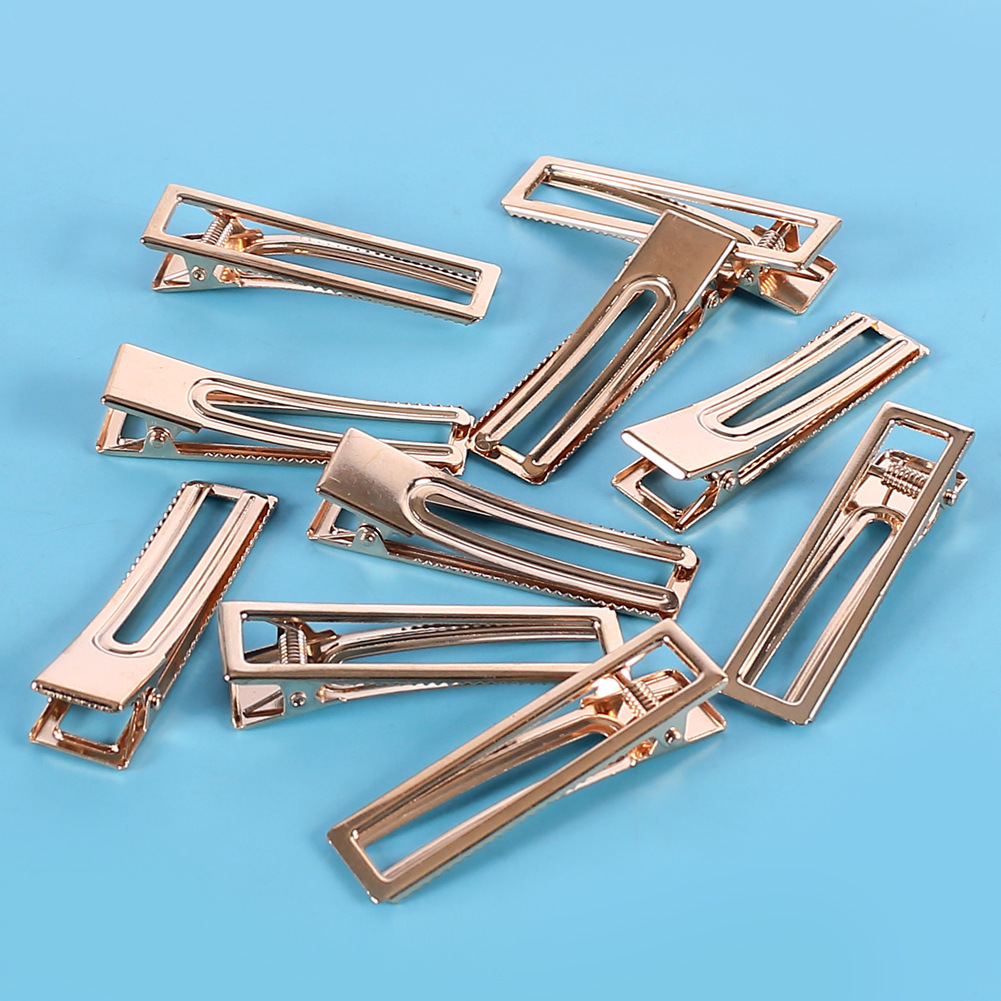 Diy Crystal Drop Hairpin Mold Accessories Multi-Style Geometric Metal Hairpin Drop Accessories Application Scenario