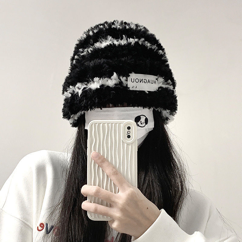 帽子/防晒帽/针织帽/贝雷帽/渔夫帽羊毛细节图