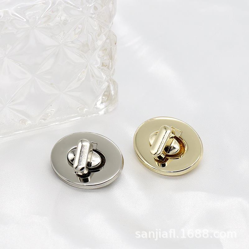 High-end metal oval button women's luggage accessories, lock, suit jacket decoration, double button and twist button manufacturer wholesale