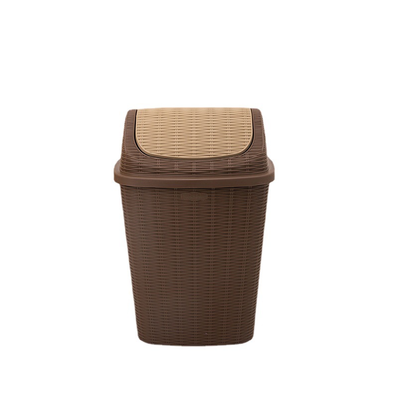 سلة المهملات ذات أغطية أزياء مختصرة لغرف النوم المكتبي في شركة مستعمرات البيت المنزلي Item Picture