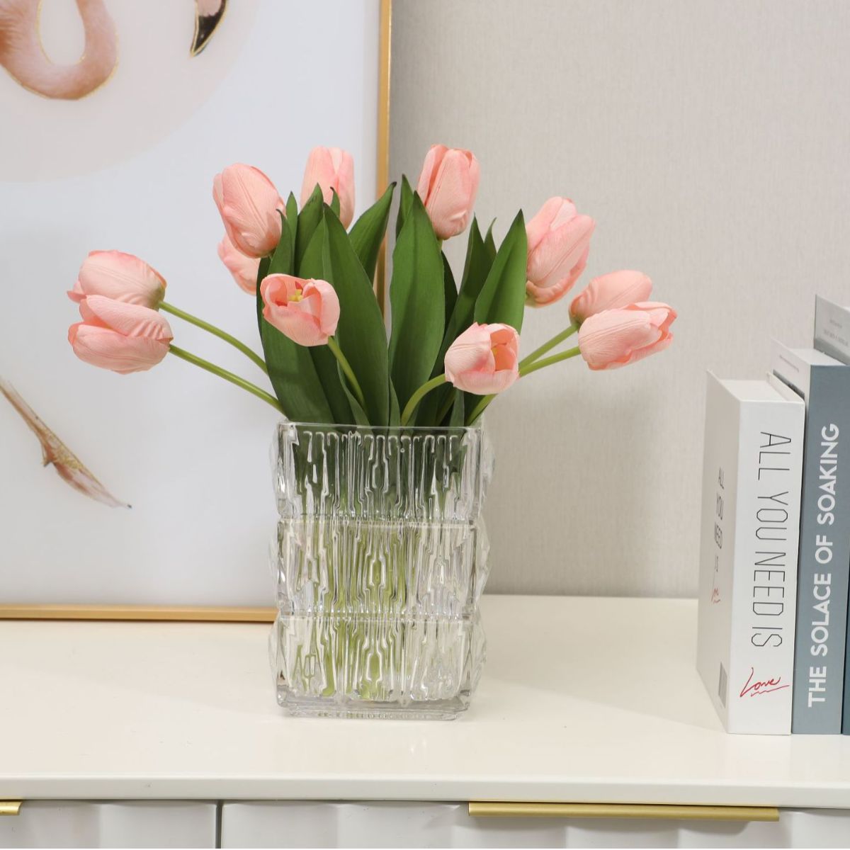 Airbin high end handfeel humectante tulipán simulación floral fotografía pants hogar sala de estar bonsai decoración flor falsa al por mayor