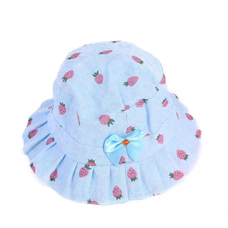 New Fisherman Hat New Children's Sun Hat Baby Summer Hat Children's Basin Hat Cute Baby Sun Hat Item Picture