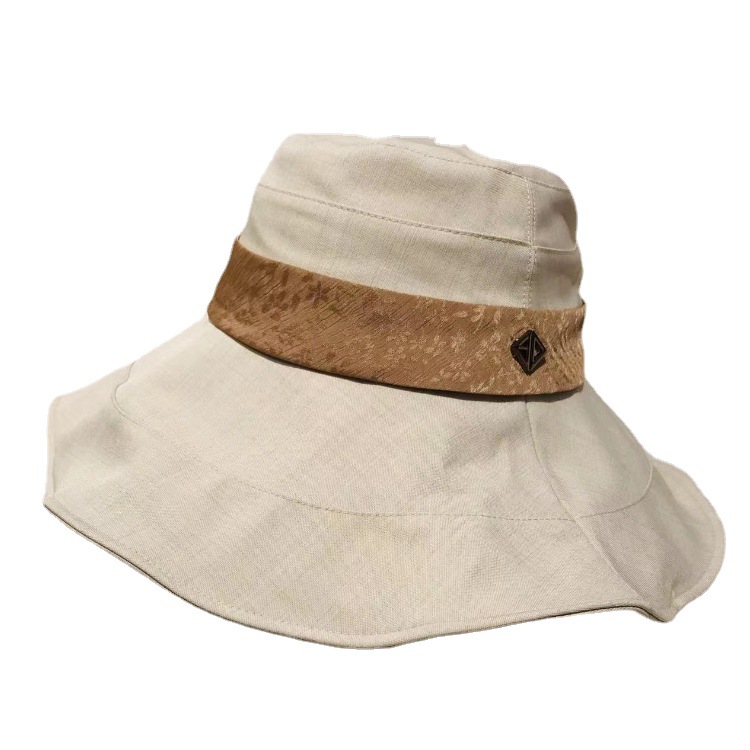 Fisherman Hat Large Brim To Cover The Face Of Female Spring And Summer Sun Protection Sunshade Sun Hat Sunscreen Day System All Wear Hats Korean Version Of The Tide Item Picture