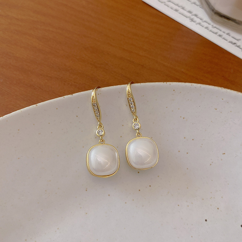 925银针/耳环女长款气质/饰品女长款气质/银饰品/耳环细节图