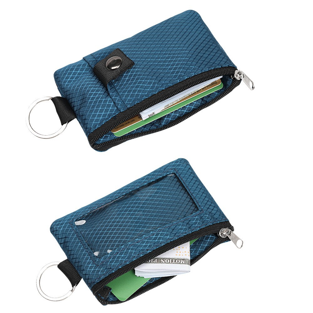 Cross-Border New Portable Rfid Signal Shielding Zero Wallet Go Out To Steal Card Bag With Lanyard Document Protective Cover details Picture