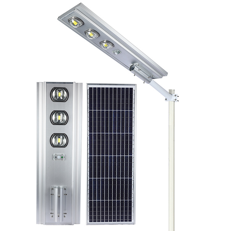 Wholesale new rural integrated solar street lamps, project funds, outdoor human body sensor road lamps, COB