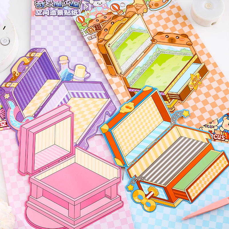 创意贴纸实物图