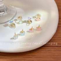 Butterfly of Twins ~ Dream mini Butterfly Earrings Small Fairy Sweet Ear clip no piercing Super Fairy ear earrings