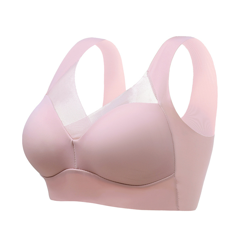 Gather the beauty back wrap vest for women, one-piece fixed cup, no trace, no steel ring, retractable accessory breasts, sleep bra for women Item Picture
