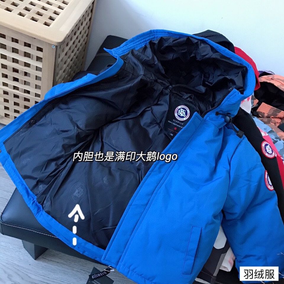 The new winter clothing style of Da Ge children's down jackets, thick down coats for boys and girls, group-buying and wholesale boom through wechat business Specification image