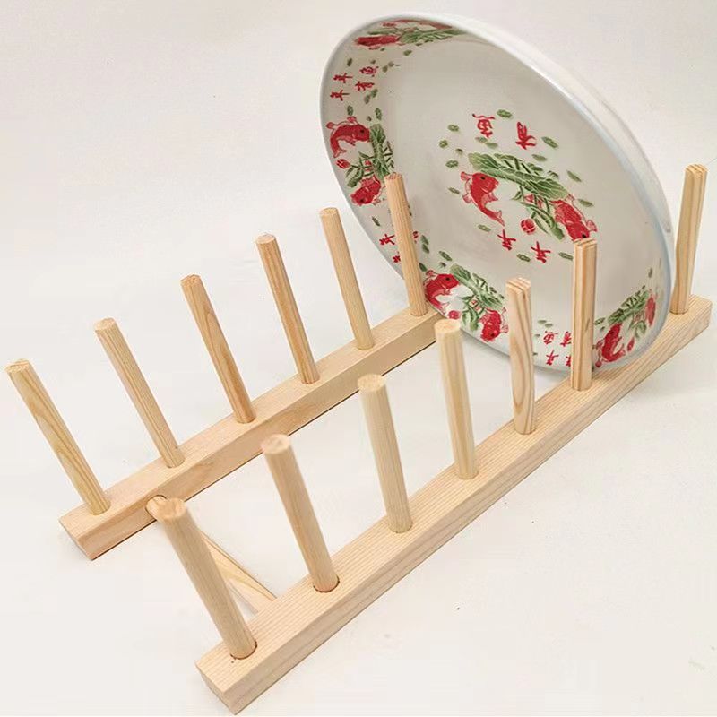 Wooden Drain Rack Manufacturers Directly For The Multi-Functional Kitchen To Collect The Drain Rack Multi-Purpose Practical Drain Rack Spot details Picture