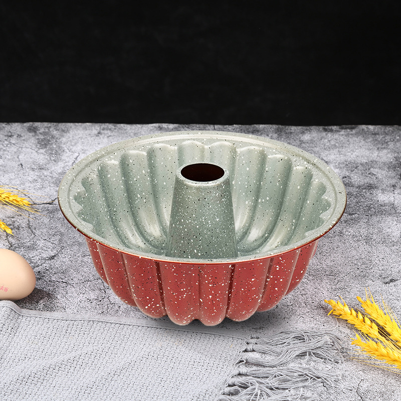 Imitation Die Casting Baking Tools Carbon Steel Cake Mold Ring Hollow Cup Non-Stick Removable Die Casting Aluminum Cake Mold