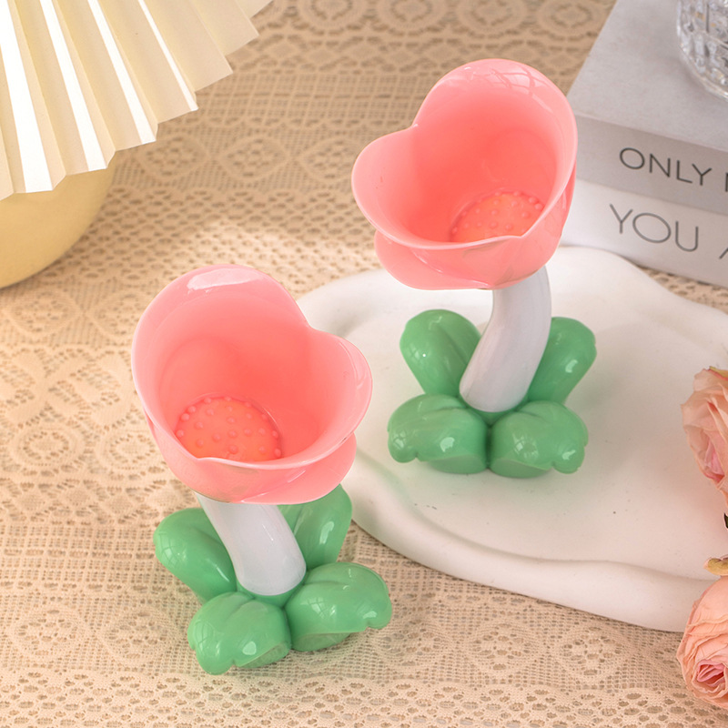 Wholesale of cross-border creative tulip night lights, led bedroom bedside lights, popular small table lamps, ambient lights and decorative lights Specification drawing