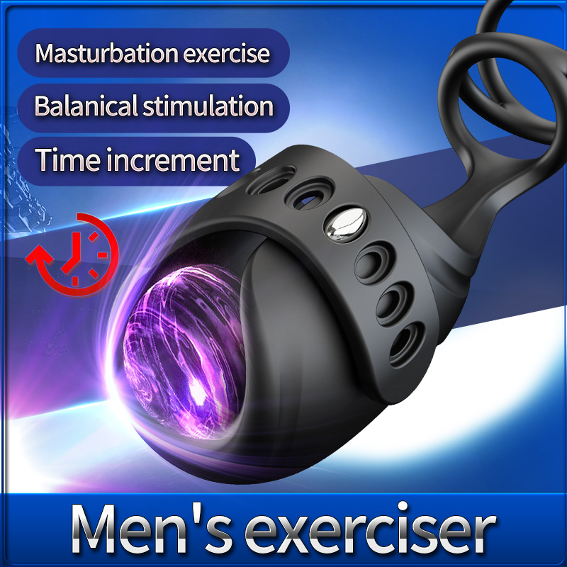 Male Masturbation Electric Massage Exercise Delay Trainer Men Reduce Sensitivity Specification drawing