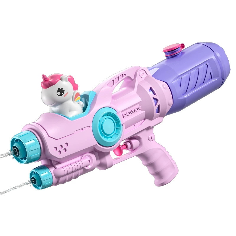 Children's water gun toys, water-splashing festival large double-nozzle dinosaur duck playing in water, beach rafting toys, wholesale at stalls Item Picture