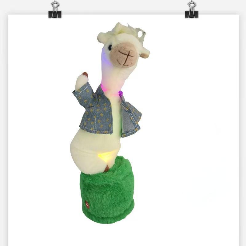 2025 Cross-border bestseller for foreign trade wholesale, Douyin's same style singing, dancing, recording and learning to speak lamb toy gift details Picture