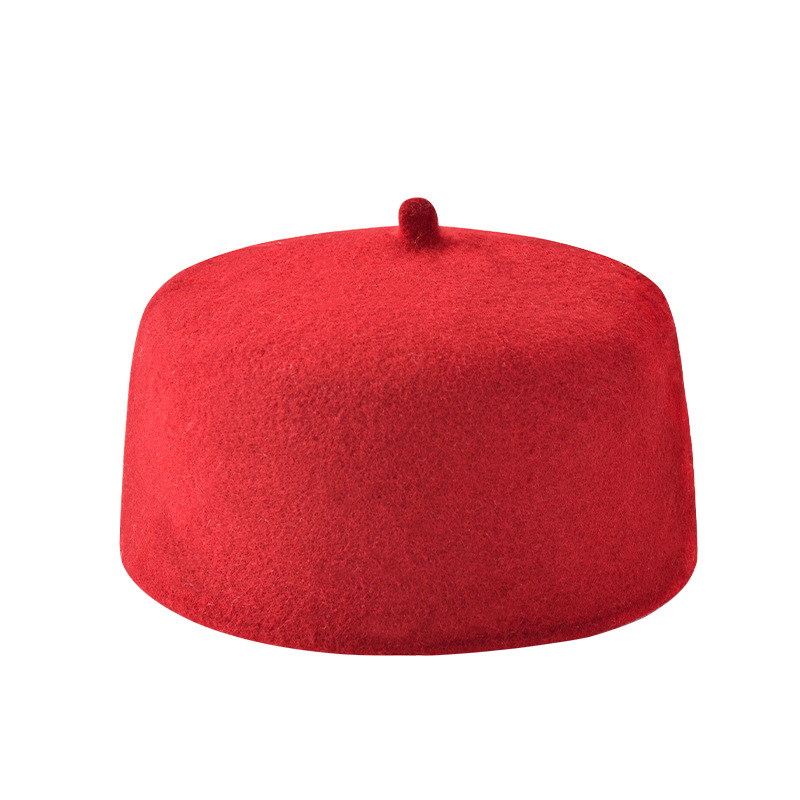 Autumn And Winter Wool Landlord Hat Professional Foreign Trade Single Export Wool Felt Hat Landlord Hat Item Picture