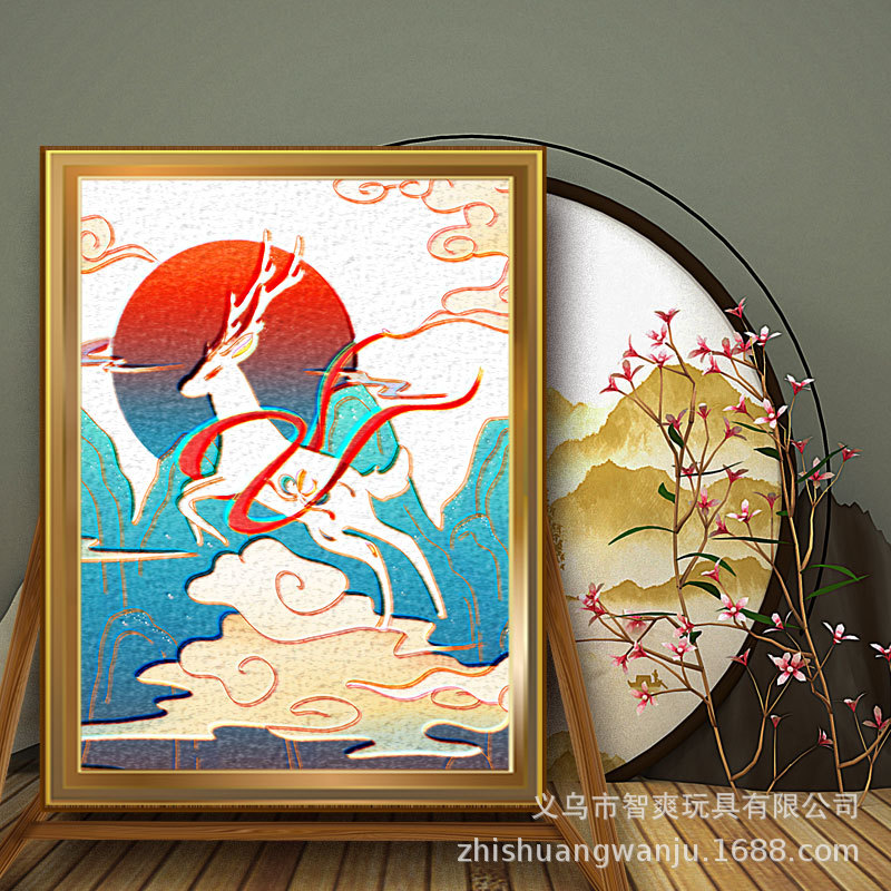 DIY/数字油画实物图