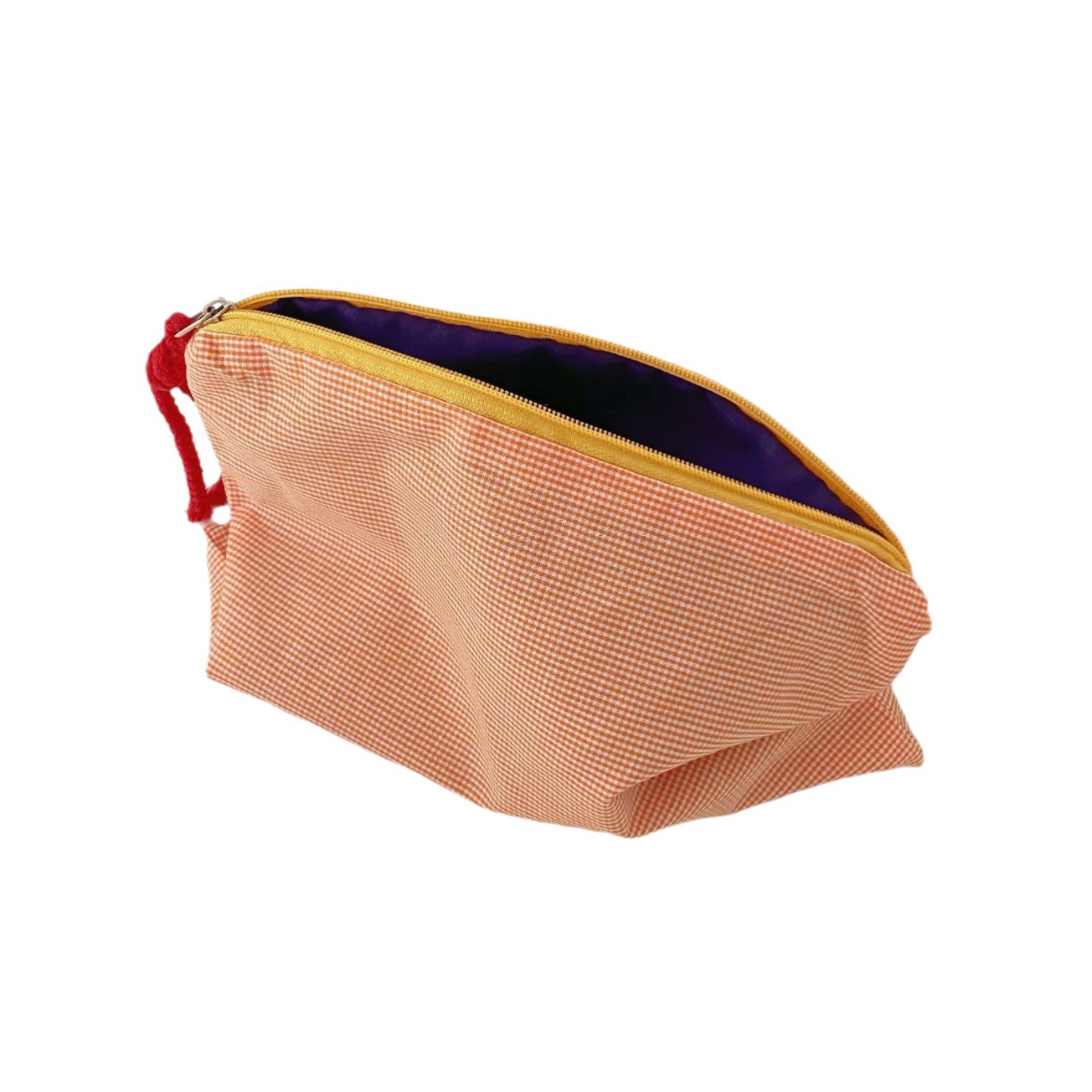 大容量撞色格子包化妆包女ins风便携化妆品收纳袋护肤品洗漱收纳详情图5