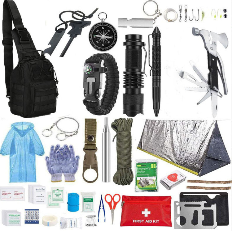 Multifunctional upgraded survival tool set