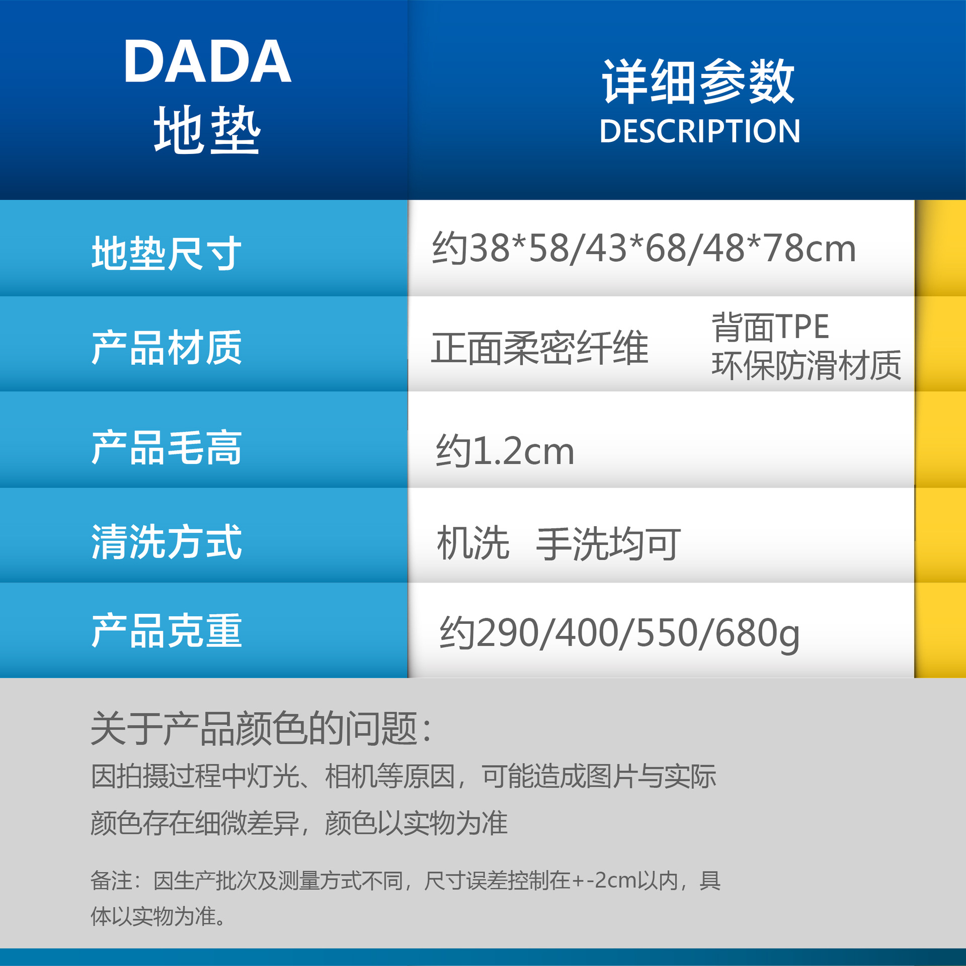 地垫实物图