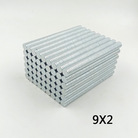 厂家供应批发钕铁硼强磁镀锌9*2MM圆形磁铁N35性能等各种规格