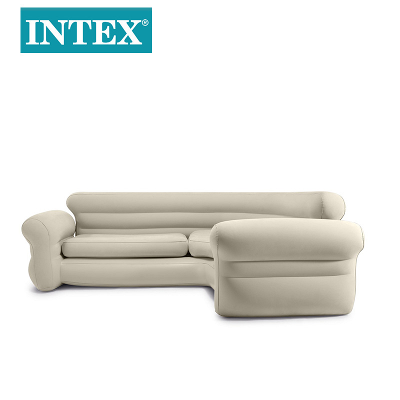 INTEX68575转角充气懒人沙发纯色家庭简易多人充气座椅批发详情图3