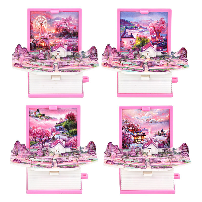 3D立体折叠白底实物图