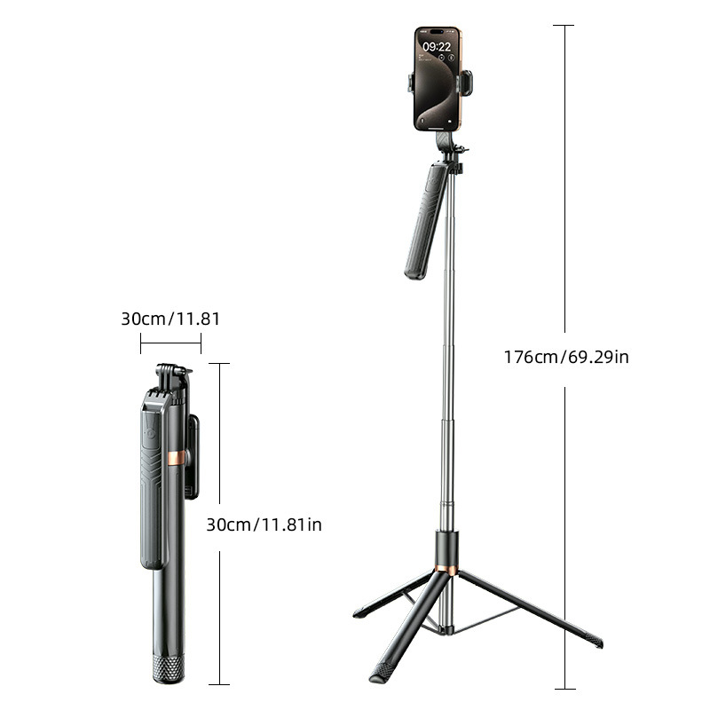 自拍杆/气囊手机支架白底实物图