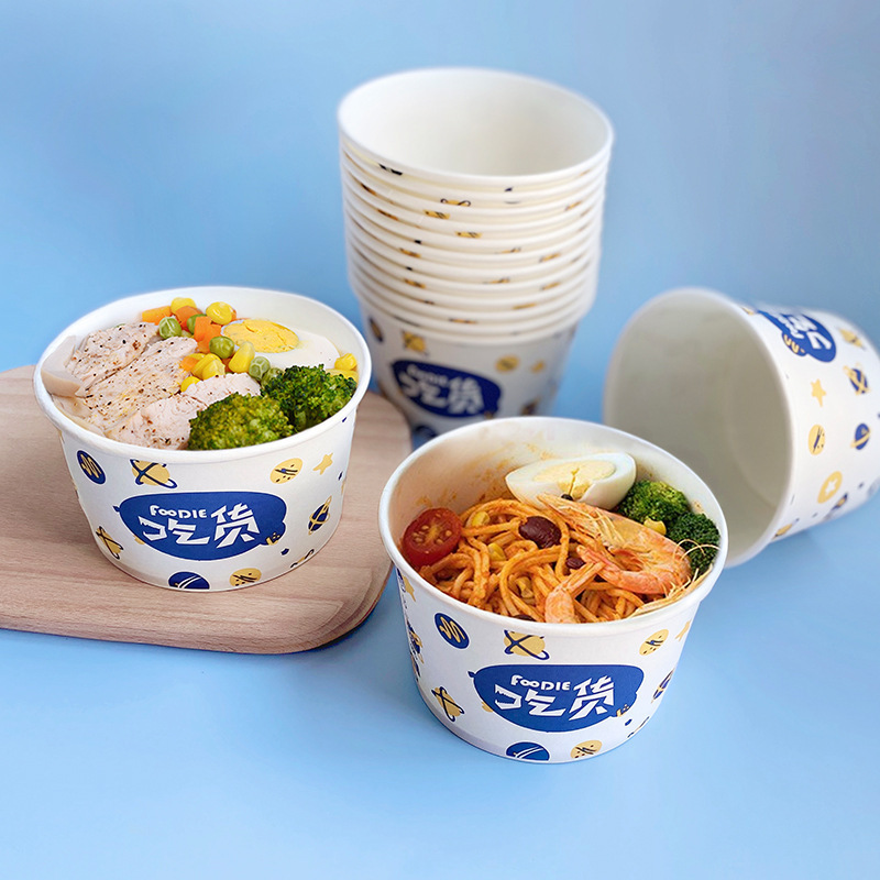 Thickened disposable packaging paper bowls Specification image