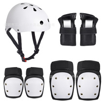 新款专业训练成人长板滑板头盔护具儿童平衡车溜冰轮滑护具套装